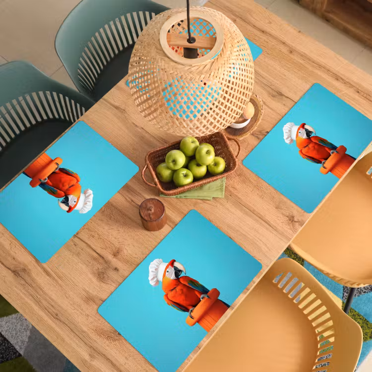 Placemat vinyl - Ara - Koksmuts - Sokkel - Grappig — 3