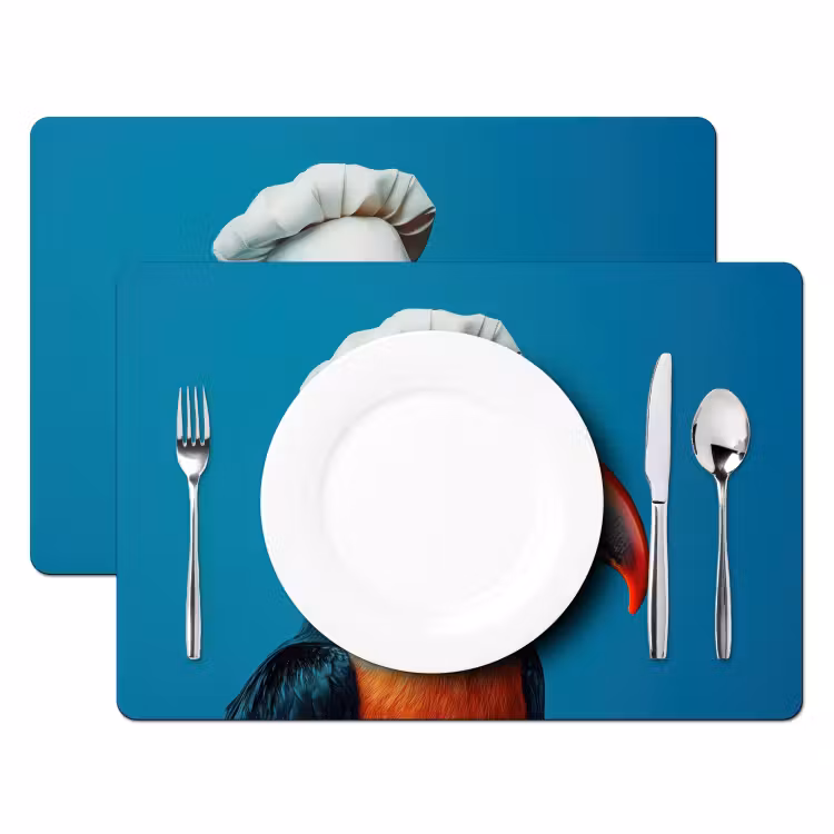 Placemat vinyl - Toekan - Papegaai - Vogel - Koksmuts — 2