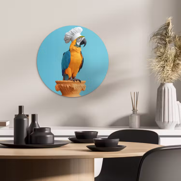 Muurcirkel - Papegaai - Koksmuts - Grappig - Vogel — 2