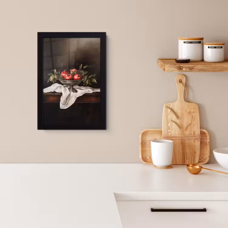 Poster met lijst - Granaatappels - Klassiek - Vintage — 2