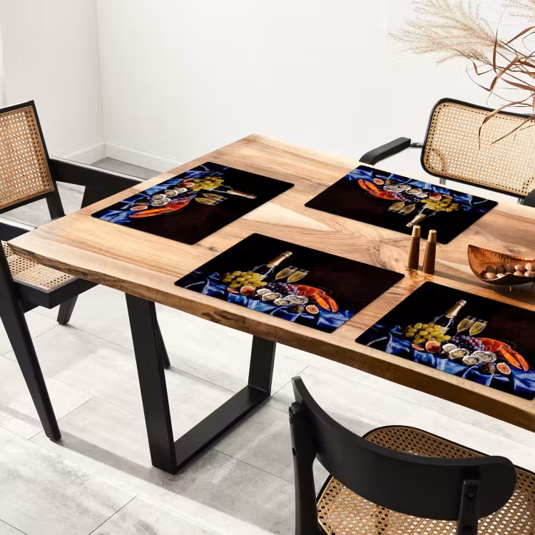 Placemat vinyl - Champagne - Luxe - Oesters — 4