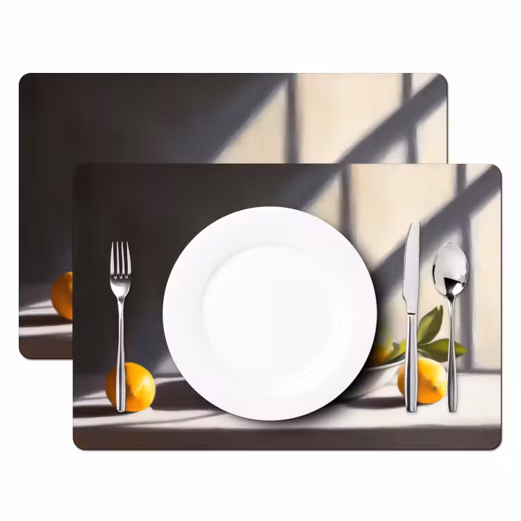 Placemat vinyl - Citroenen - Stilleven - Geel — 2