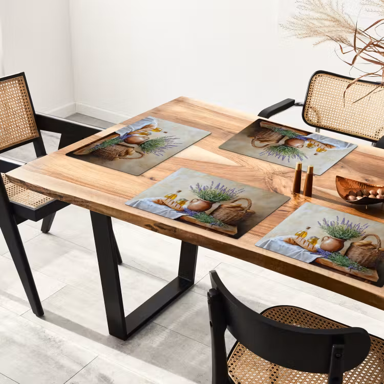 Placemat vinyl - Lavendel - Brood - Stilleven — 4