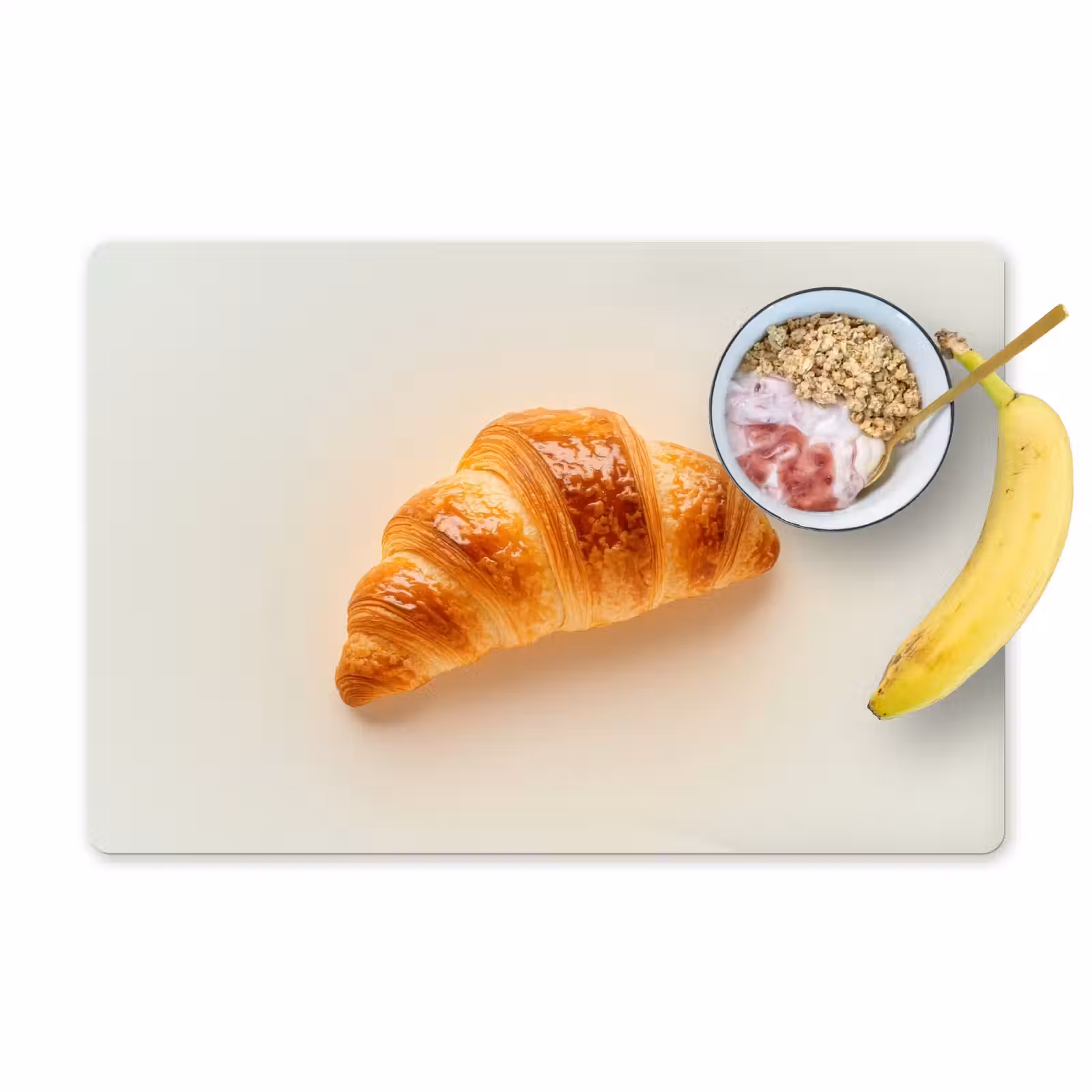 Placemat vinyl - Croissant - Brood - Beige — 1