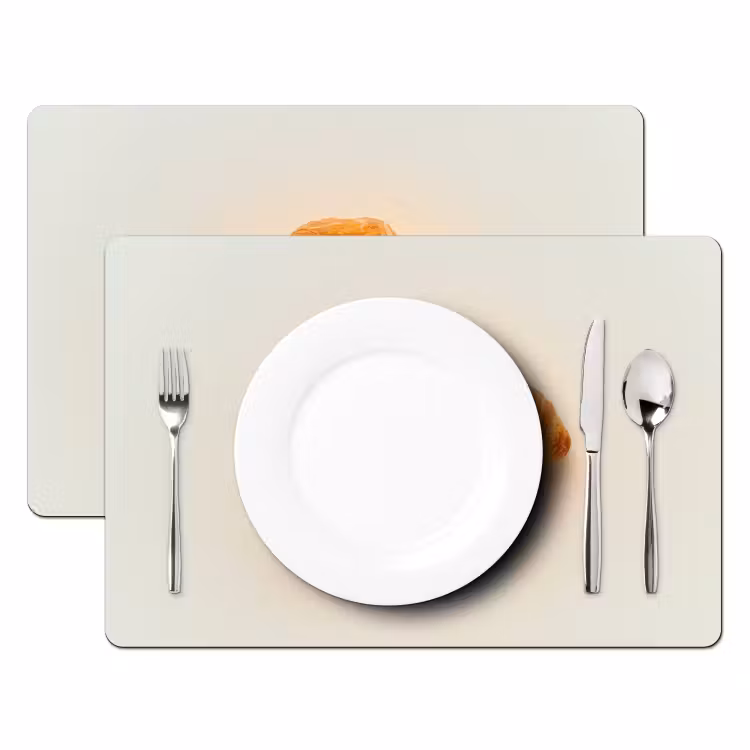 Placemat vinyl - Croissant - Brood - Beige — 2