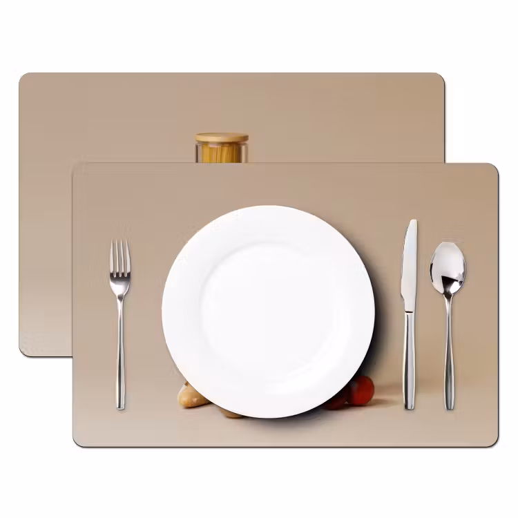 Placemat vinyl - Spaghetti - Melk - Tomaten - Eieren - Brood — 2