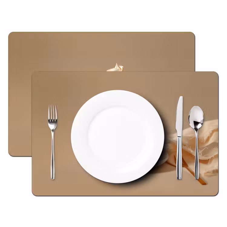 Placemat vinyl - Vanilletaart - Cake - Romig — 2