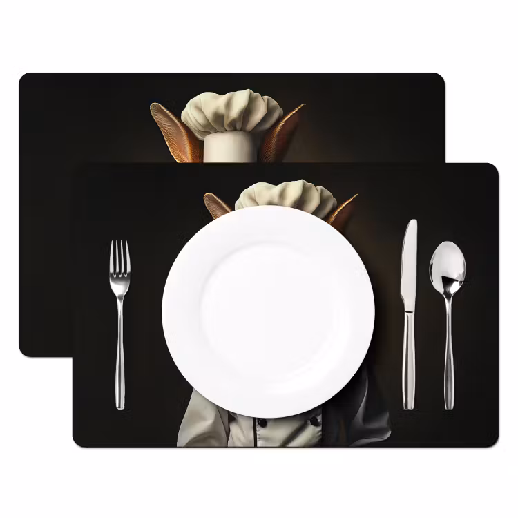 Placemat vinyl - Konijn - Kok - Dier — 2