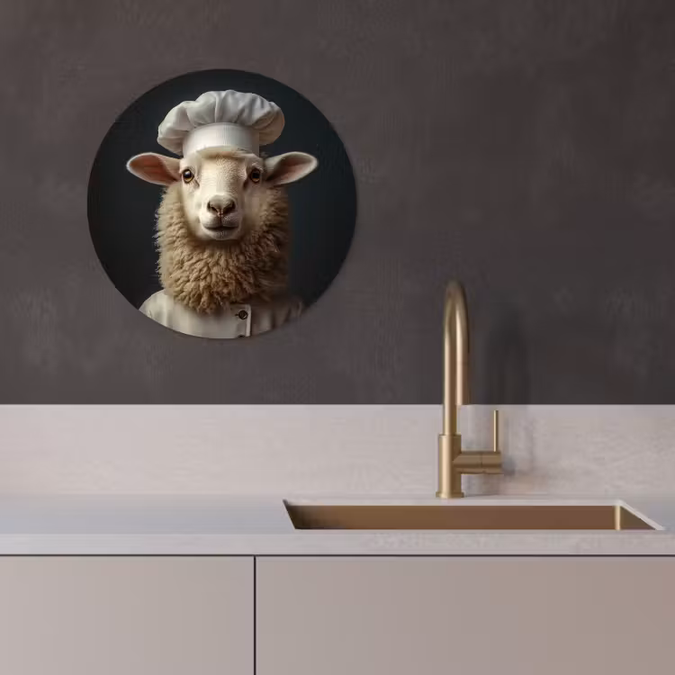 Muurcirkel - Schaap - Wol - Kok — 3
