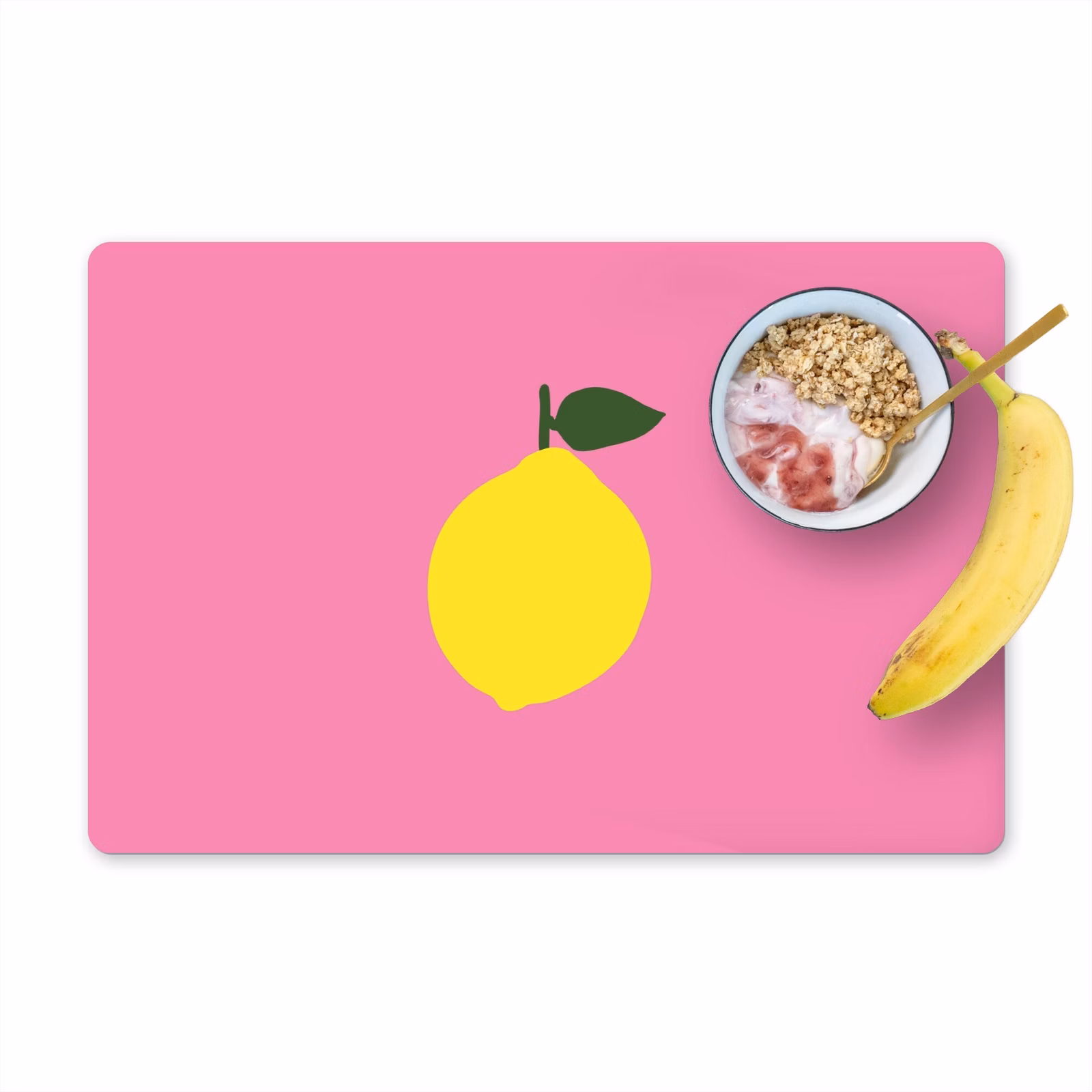 Placemat vinyl - Citroen - Geel - Fris — 1
