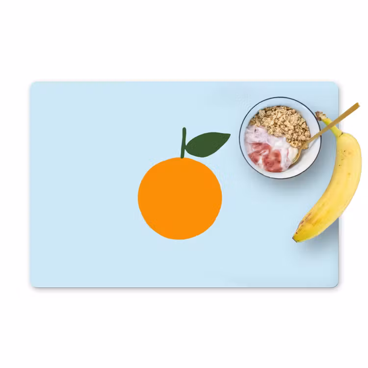 Placemat vinyl - Fruit - Sinaasappel - Oranje — 1
