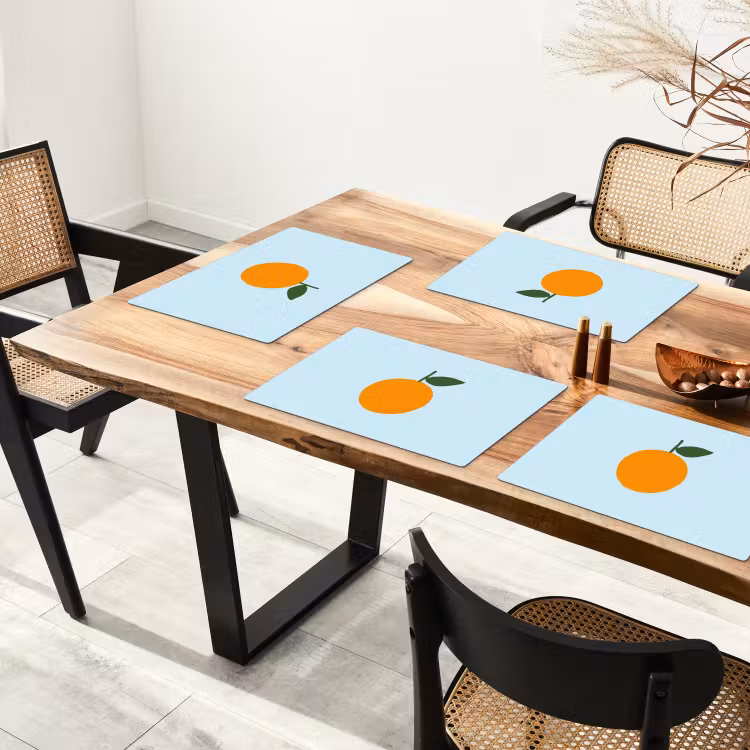 Placemat vinyl - Fruit - Sinaasappel - Oranje — 4