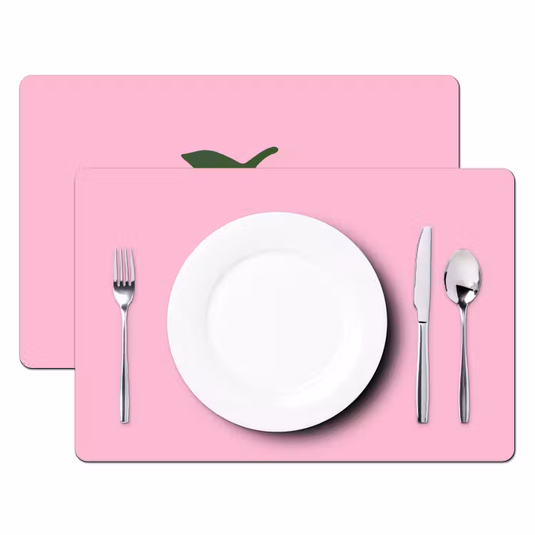 Placemat vinyl - Kersen - Roze - Illustratie — 2