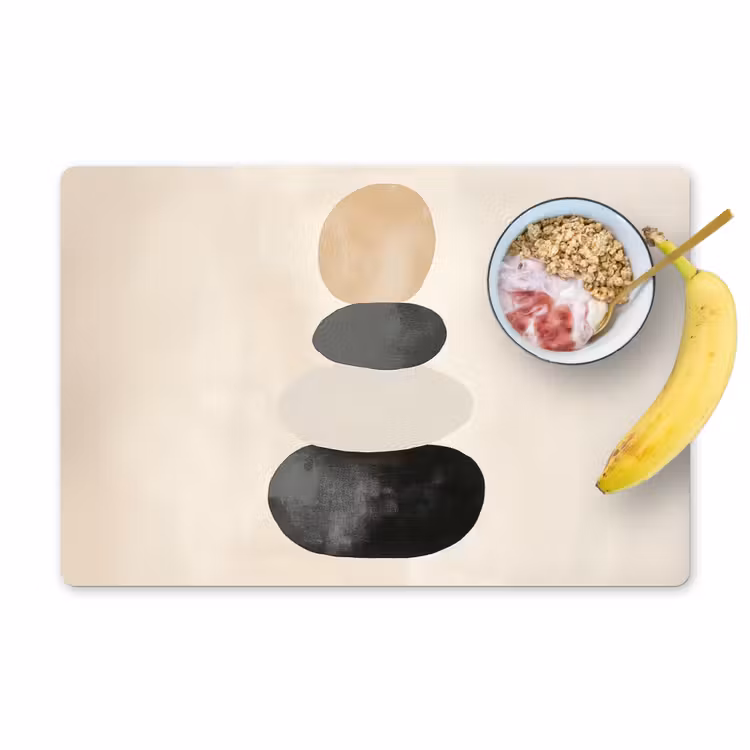 Placemat vinyl - Japandi - Wabi sabi - Beige — 1