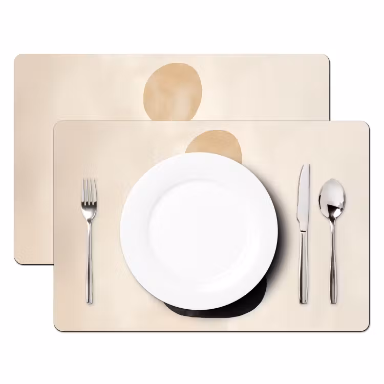 Placemat vinyl - Japandi - Wabi sabi - Beige — 2