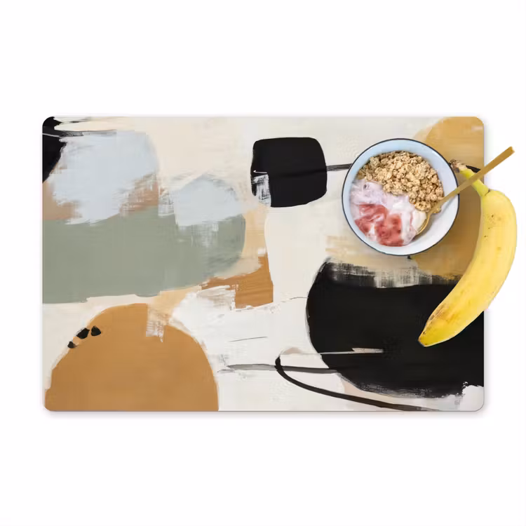 Placemat vinyl - Paint - Abstract - Kleuren — 1