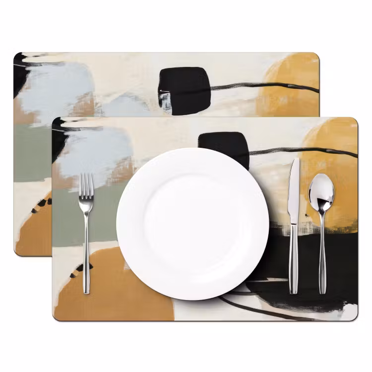 Placemat vinyl - Paint - Abstract - Kleuren — 2