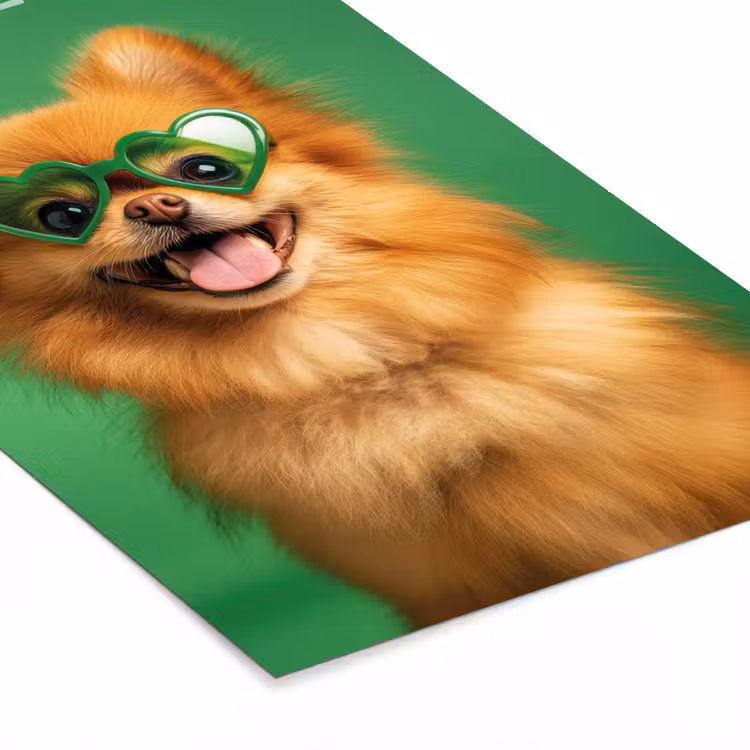 Poster met lijst - Hond - Zonnebril - Valentijn - Love — 7