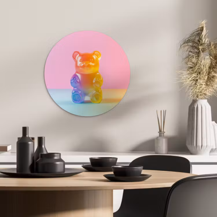Muurcirkel - Pastel - Snoep — 2