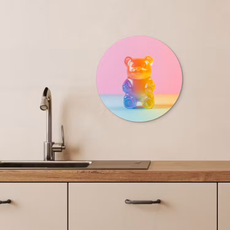 Muurcirkel - Pastel - Snoep — 4
