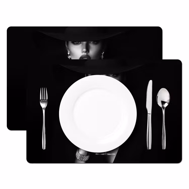 Placemat vinyl - Vrouw - Cocktail - Chic — 2