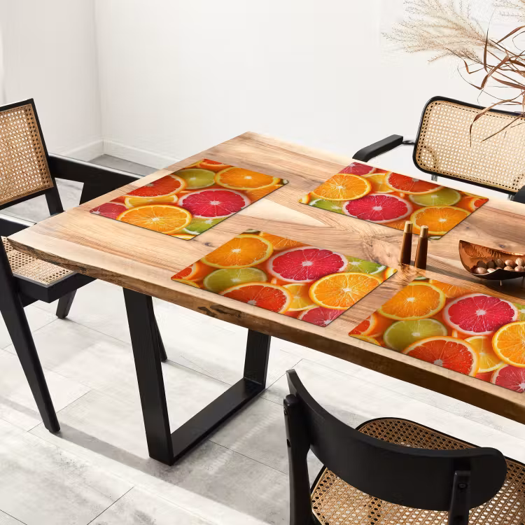 Placemat vinyl - Fruit - Kleurrijk - Close up — 4