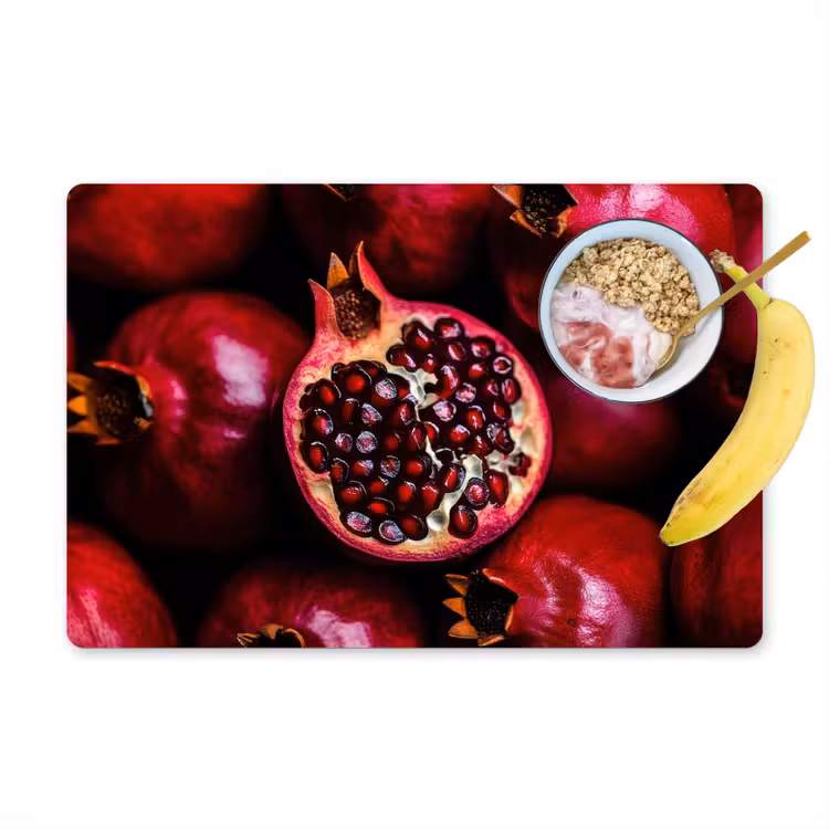 Placemat vinyl - Granaatappel - Rood - Fruit — 1