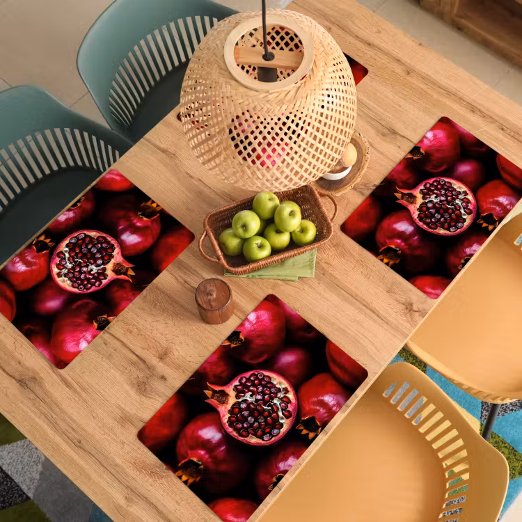 Placemat vinyl - Granaatappel - Rood - Fruit — 3