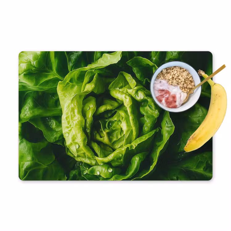 Placemat vinyl - Groente - Sla - Groen — 1