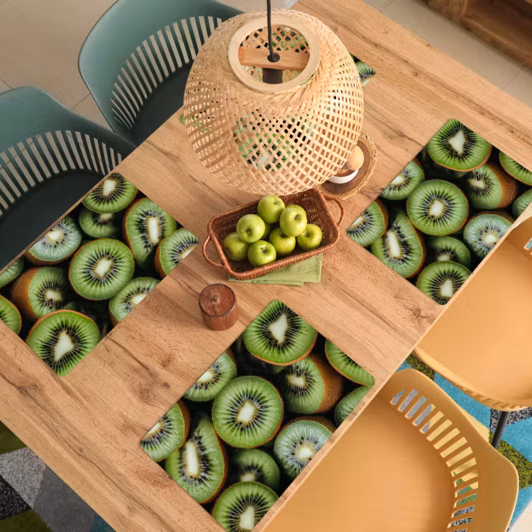 Placemat vinyl - Kiwi - Fruit - Groen — 3