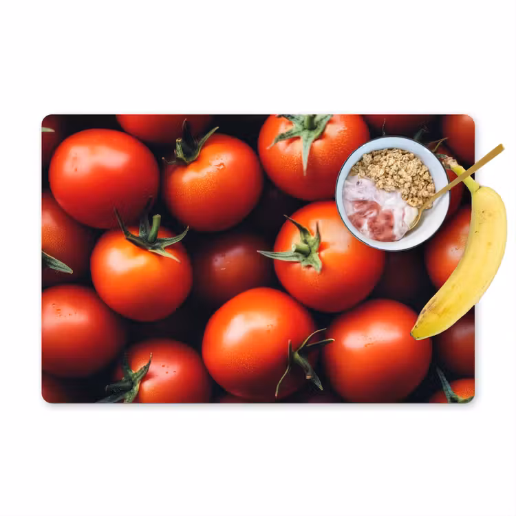 Placemat vinyl - Groente - Rood - Tomaten — 1