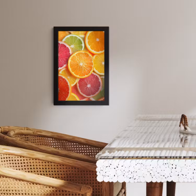 Poster met lijst - Fruit - Kleurrijk - Close up — 3