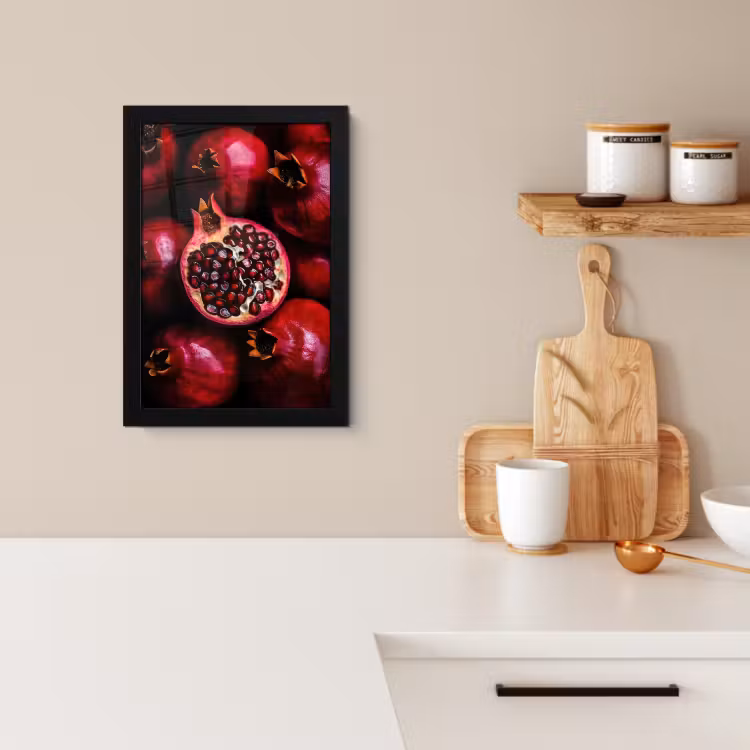 Poster met lijst - Granaatappel - Rood - Fruit — 2