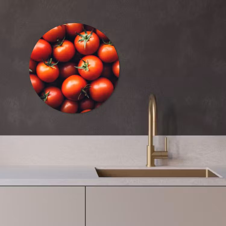 Muurcirkel - Groente - Rood - Tomaten — 4
