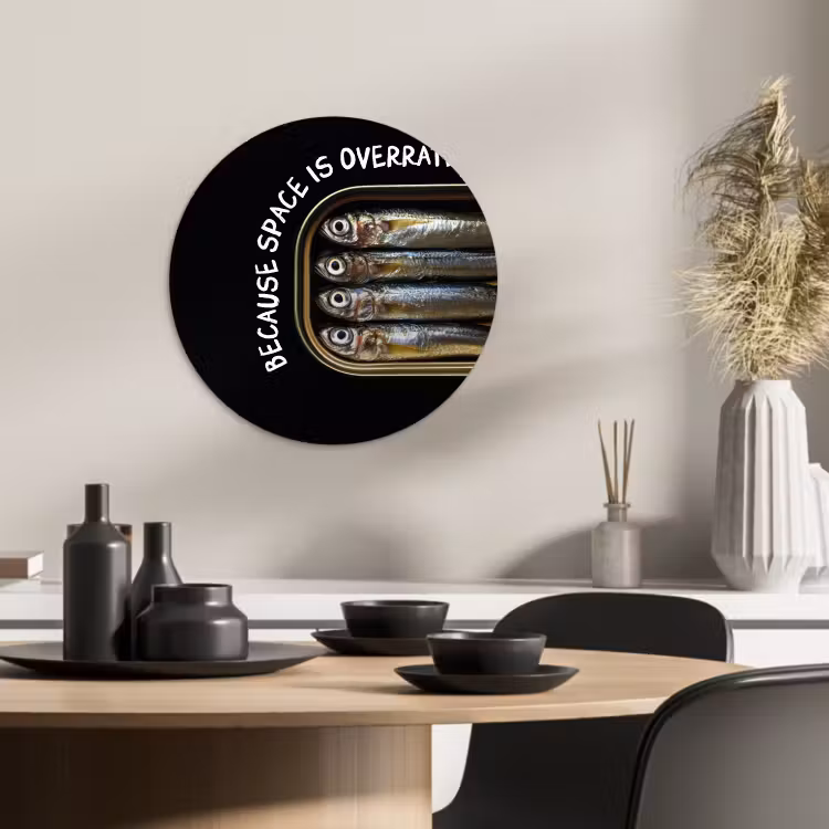Muurcirkel - Sardines - Tekst - Vis - Blik — 2