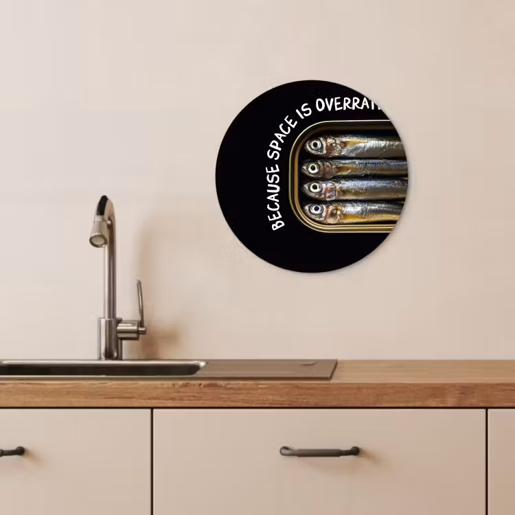 Muurcirkel - Sardines - Tekst - Vis - Blik — 4