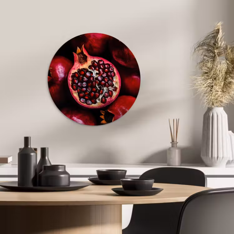 Muurcirkel - Granaatappel - Rood - Fruit — 2