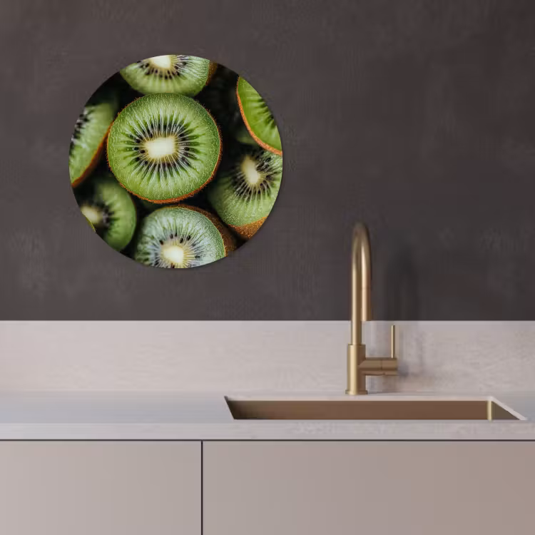 Muurcirkel - Kiwi - Fruit - Groen — 3
