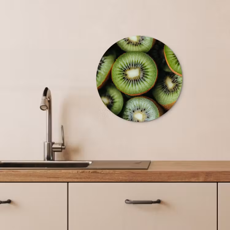 Muurcirkel - Kiwi - Fruit - Groen — 4
