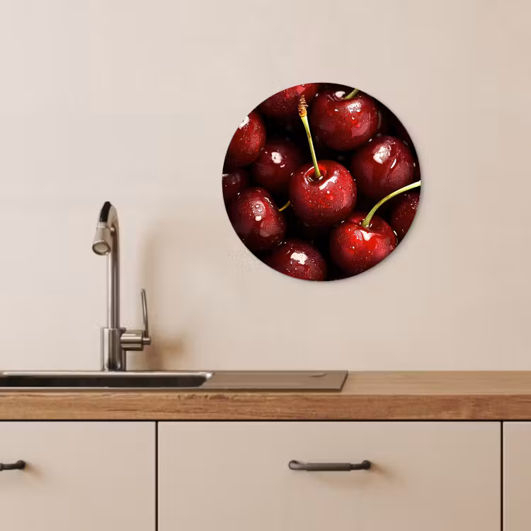 Muurcirkel - Rood - Fruit - Kersen — 1