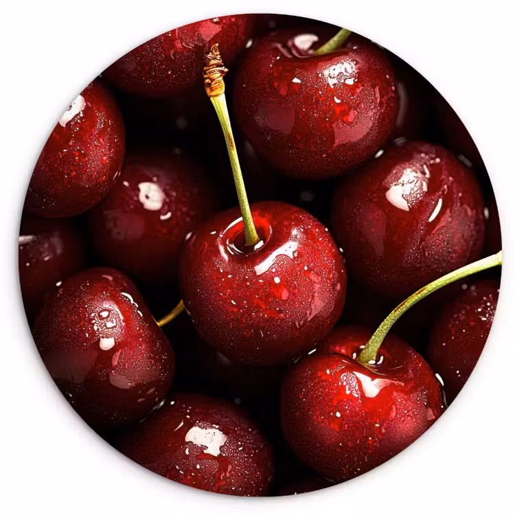 Muurcirkel - Rood - Fruit - Kersen — 3