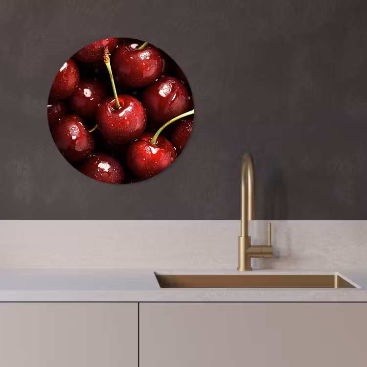 Muurcirkel - Rood - Fruit - Kersen — 4