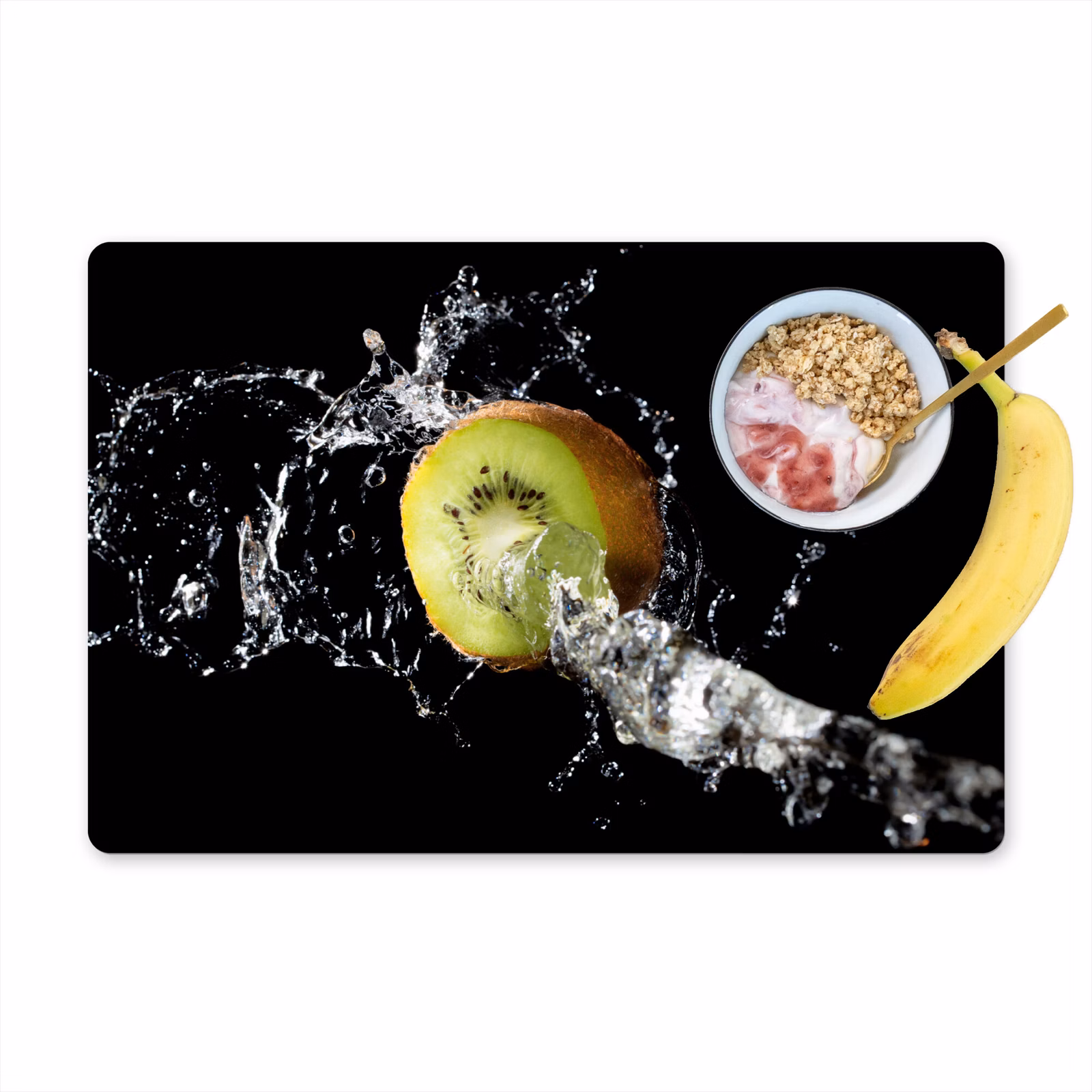 Placemat vinyl - Kiwi in Waterkunstwerk — 1