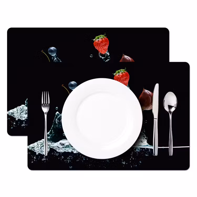 Placemat vinyl - Carnaval van Vruchten en Water — 2