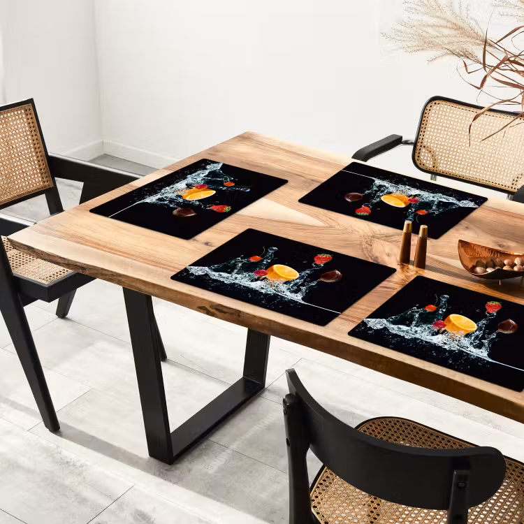 Placemat vinyl - Carnaval van Vruchten en Water — 4