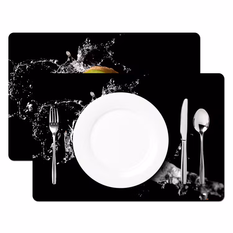 Placemat vinyl - Kiwi in Waterkunstwerk — 2