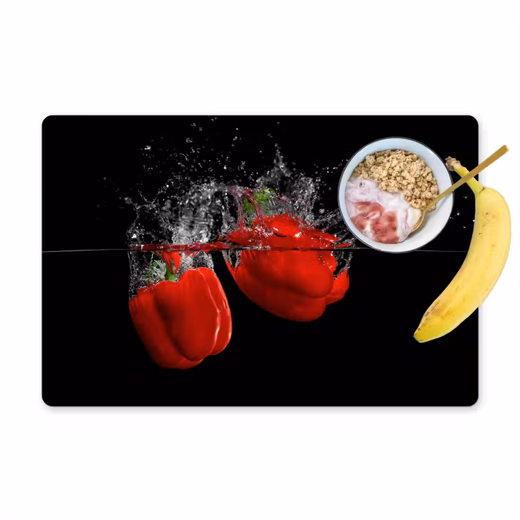 Placemat vinyl - Spektakel van Paprika en Water — 1