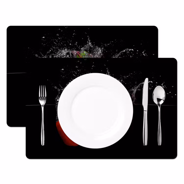 Placemat vinyl - Spektakel van Paprika en Water — 2