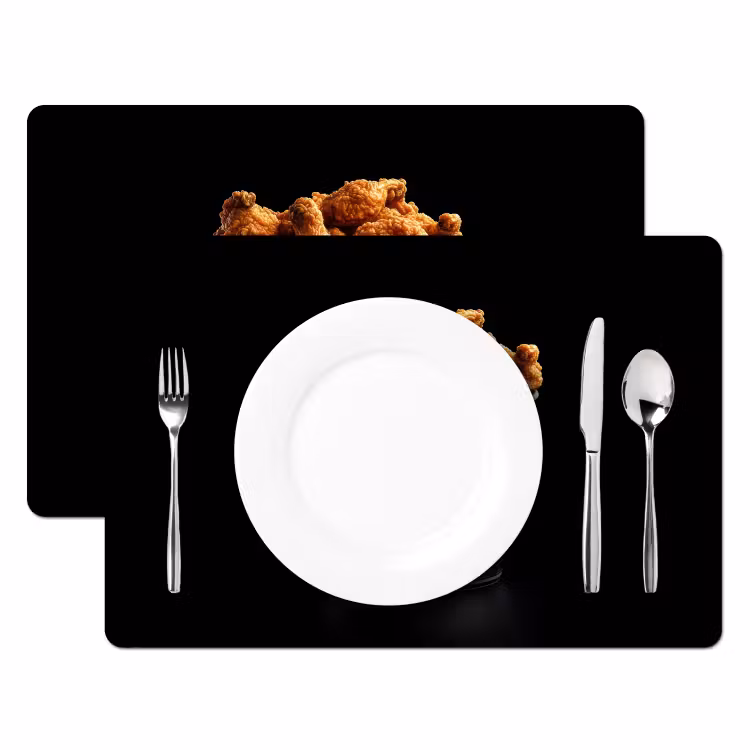 Placemat vinyl - Kip - Bucket - Delfts blauw - Lekker — 2