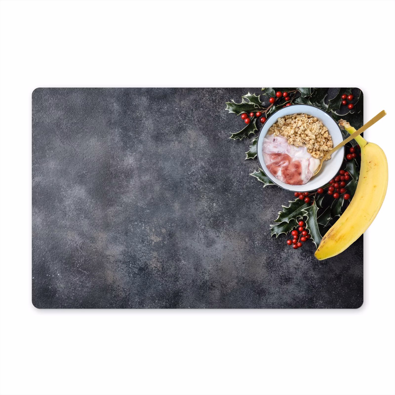 Placemat vinyl - Christmas - Takken - Winter - Rood — 1